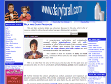 Tablet Screenshot of dairyforall.com